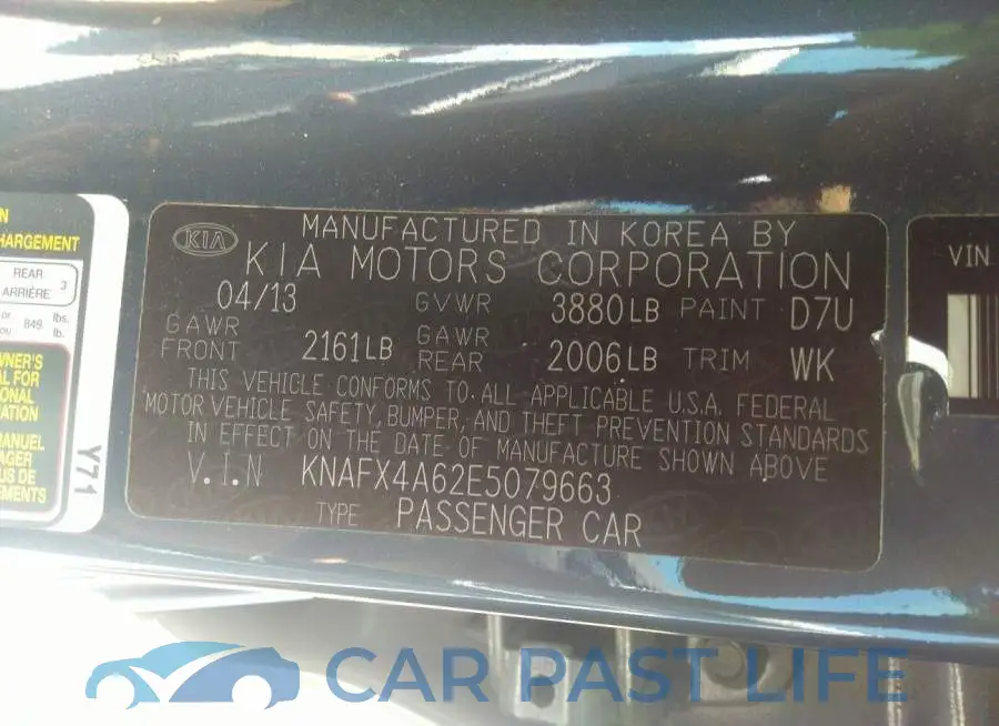 KNAFX4A62E5079663# 9