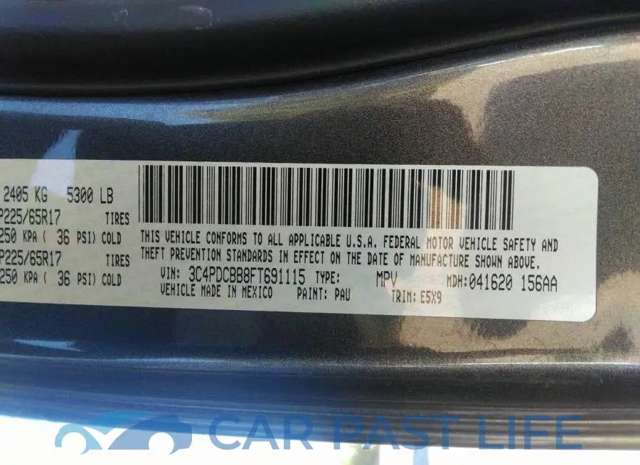 3C4PDCBB8FT691115# 9