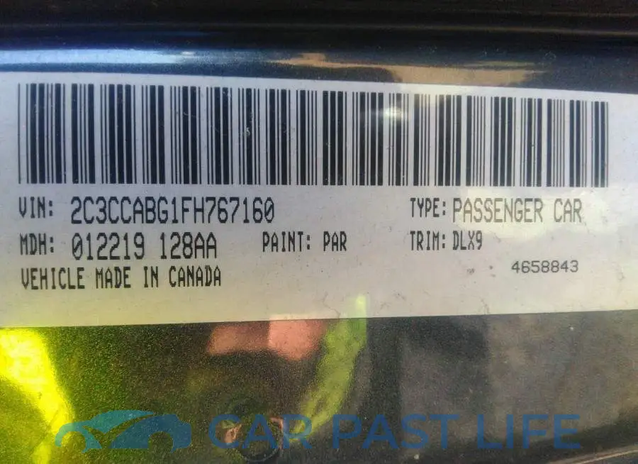 2C3CCABG1FH767160# 9