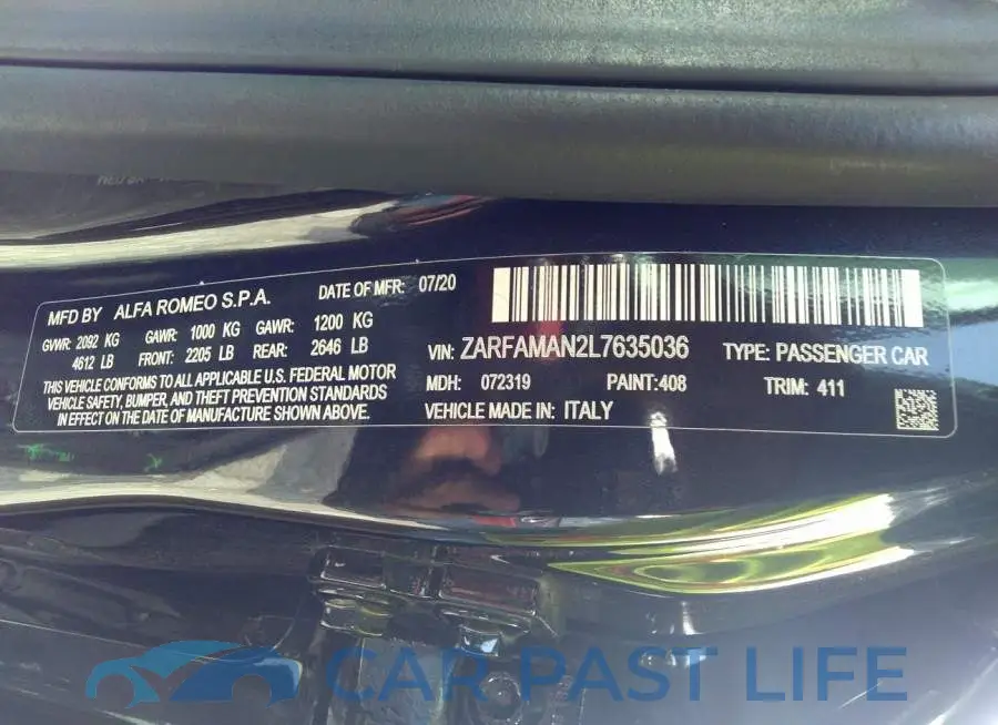 ZARFAMAN2L7635036# 9
