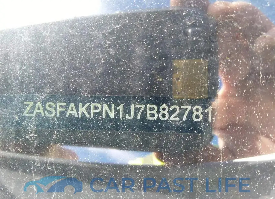 ZASFAKPN1J7B82781# 9