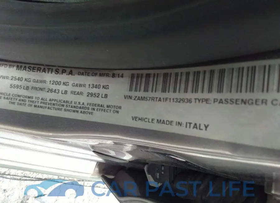 ZAM57RTA1F1132936# 9