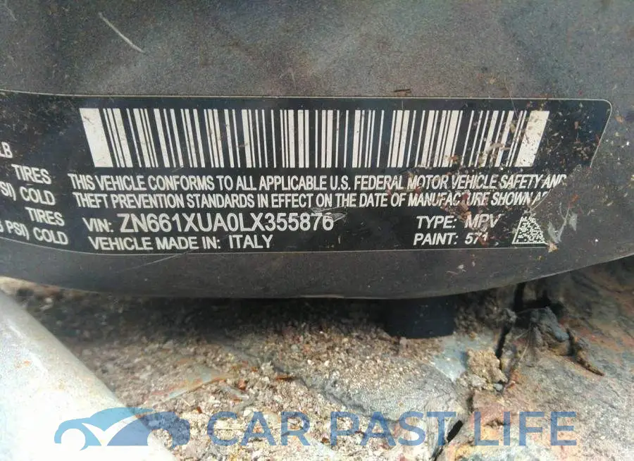 ZN661XUA0LX355876# 9