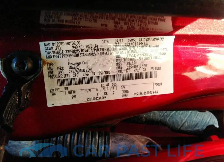 1FADP3N28DL150506# 9