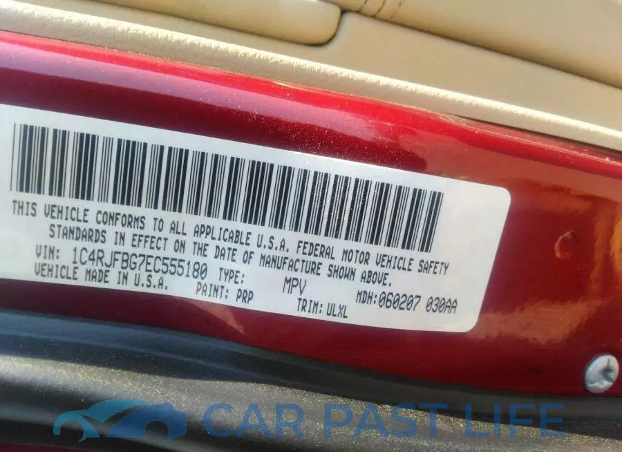 1C4RJFBG7EC555180# 9