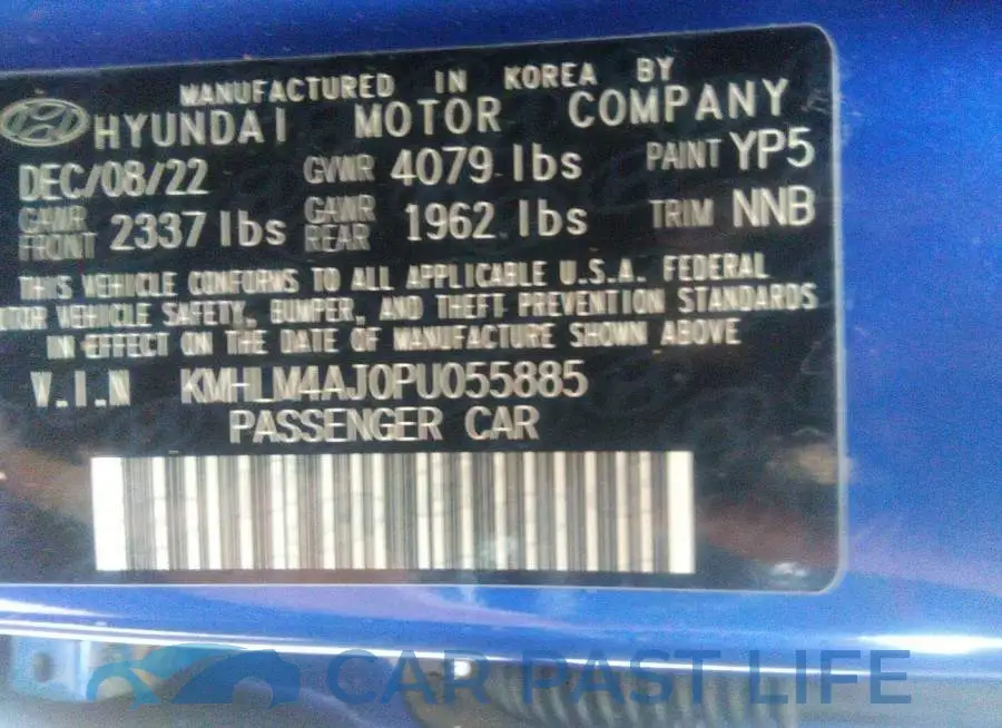 KMHLM4AJ0PU055885# 9