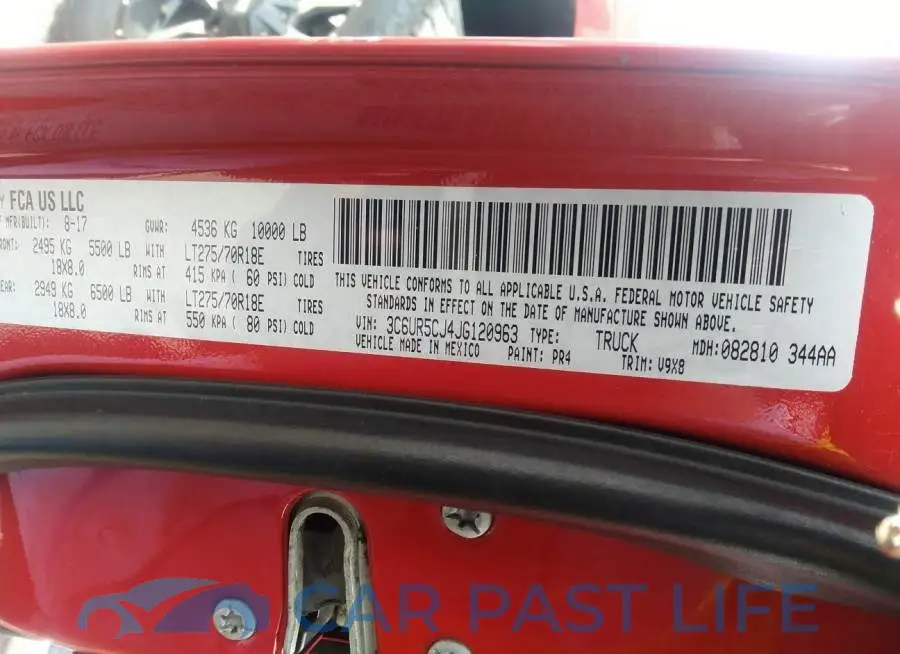 3C6UR5CJ4JG120963# 9