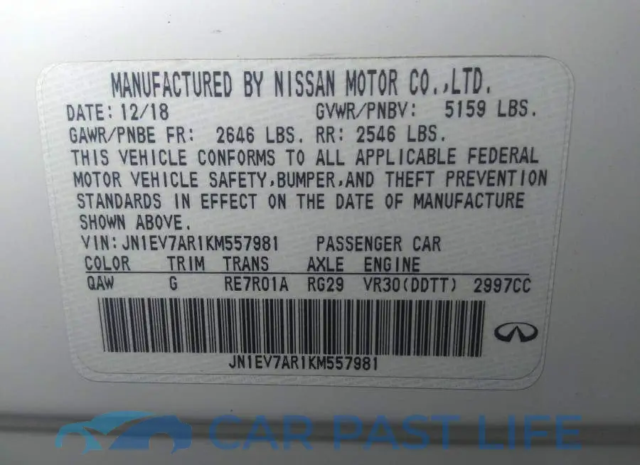 JN1EV7AR1KM557981# 9