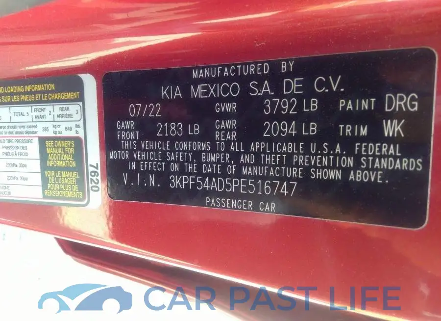 3KPF54AD5PE516747# 9