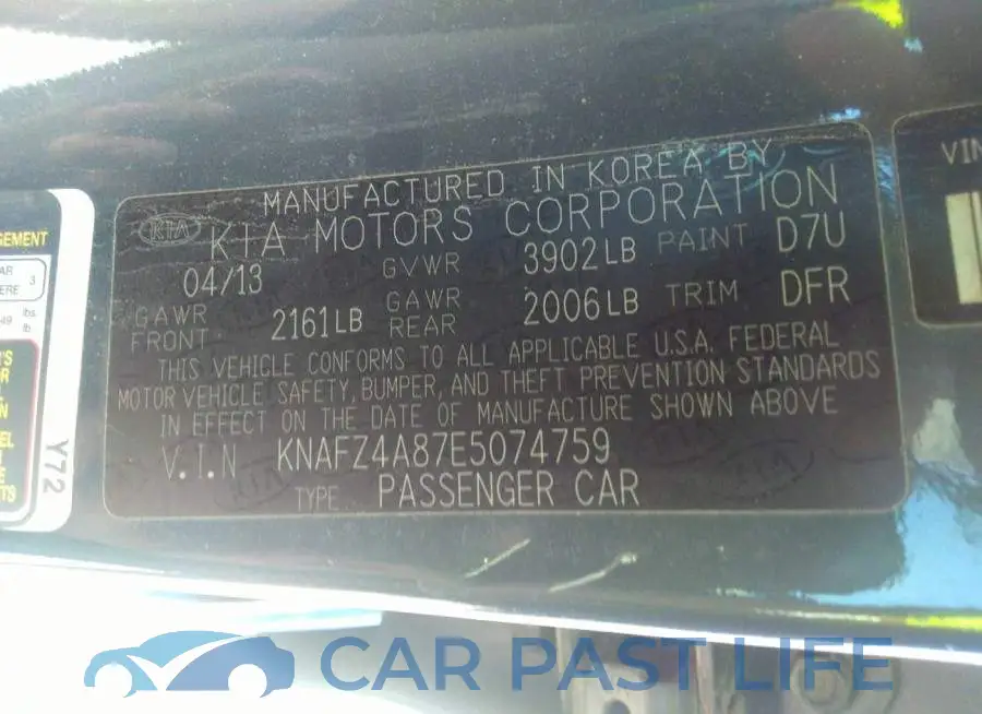 KNAFZ4A87E5074759# 9