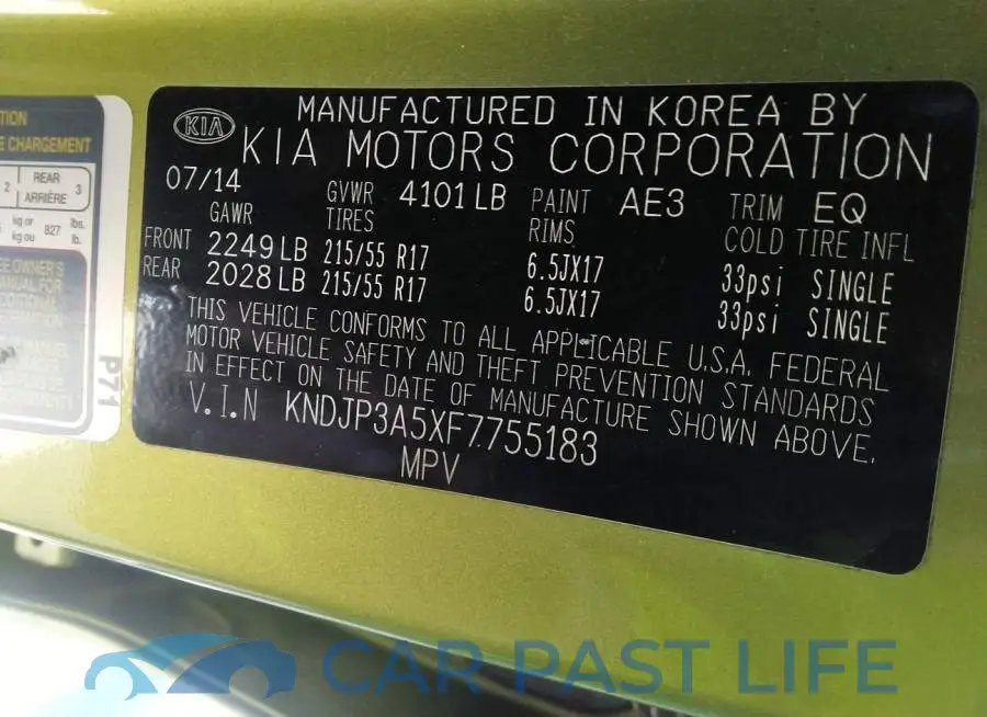 KNDJP3A5XF7755183# 9