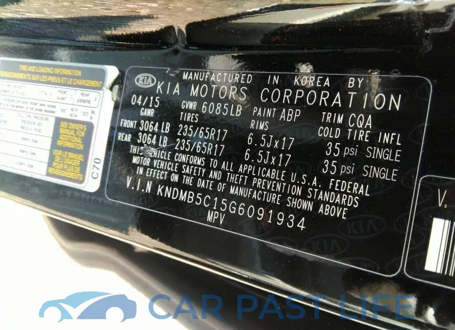 KNDMB5C15G6091934# 9