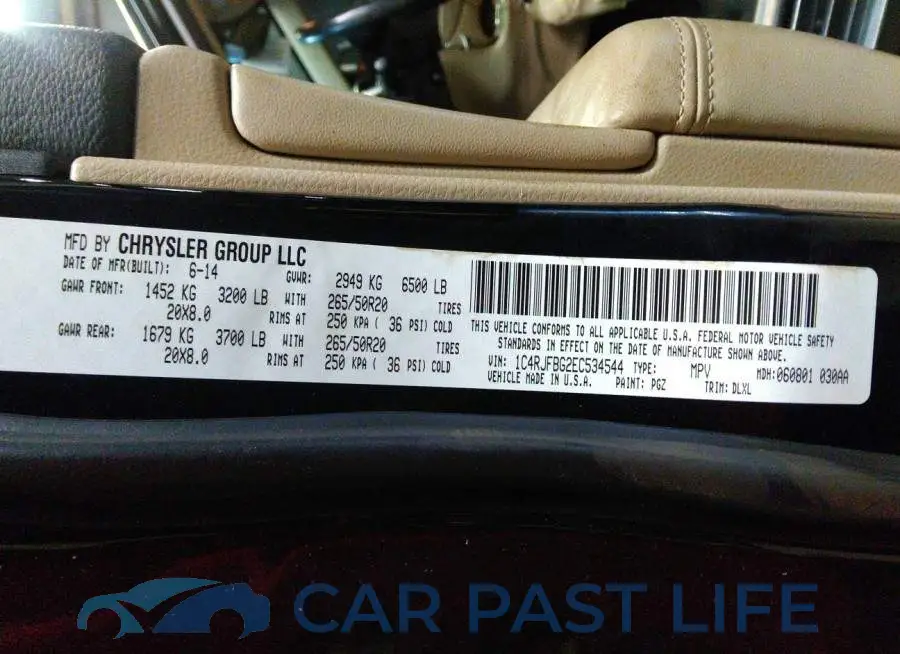 1C4RJFBG2EC534544# 9