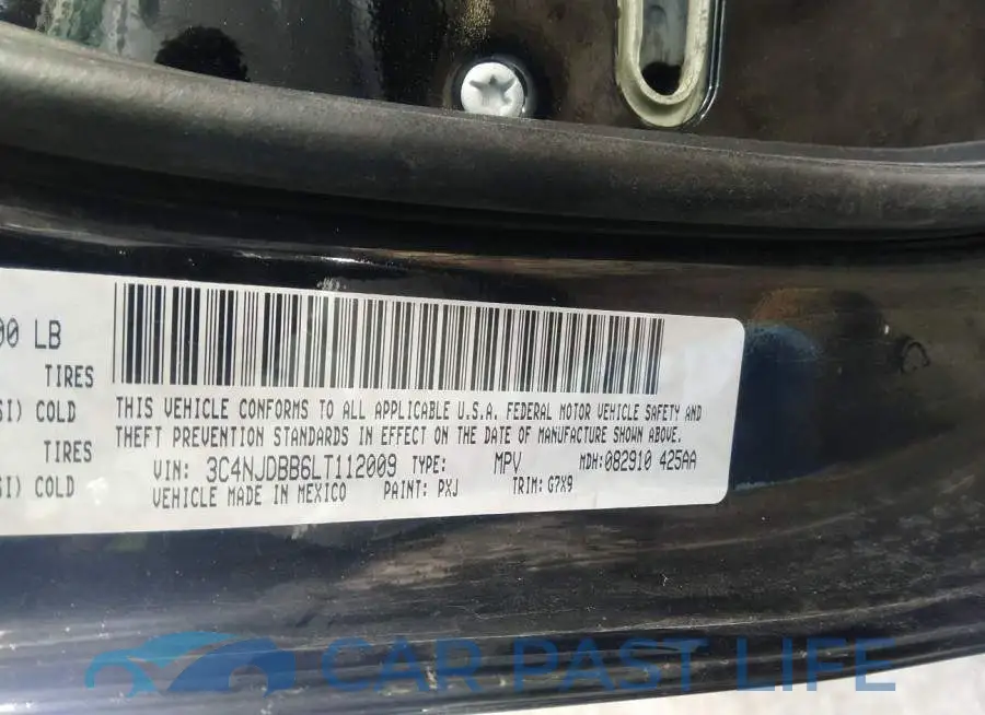 3C4NJDBB6LT112009# 9