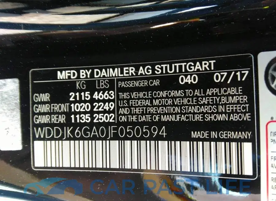 WDDJK6GA0JF050594# 9
