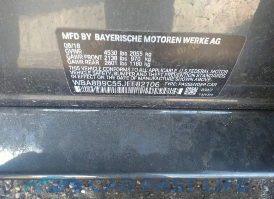 WBA8B9C55JEE82106# 9
