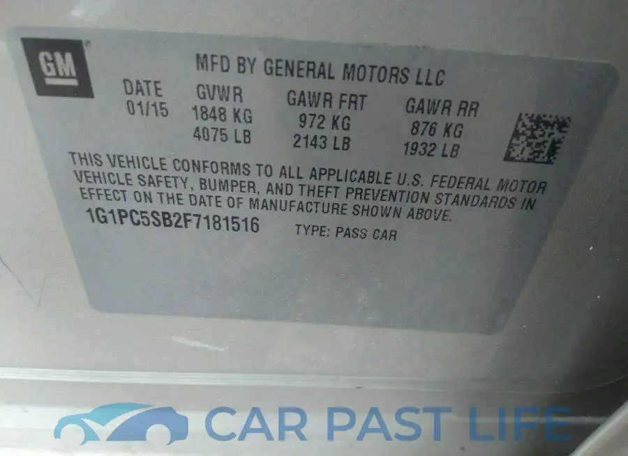 1G1PC5SB2F7181516# 9