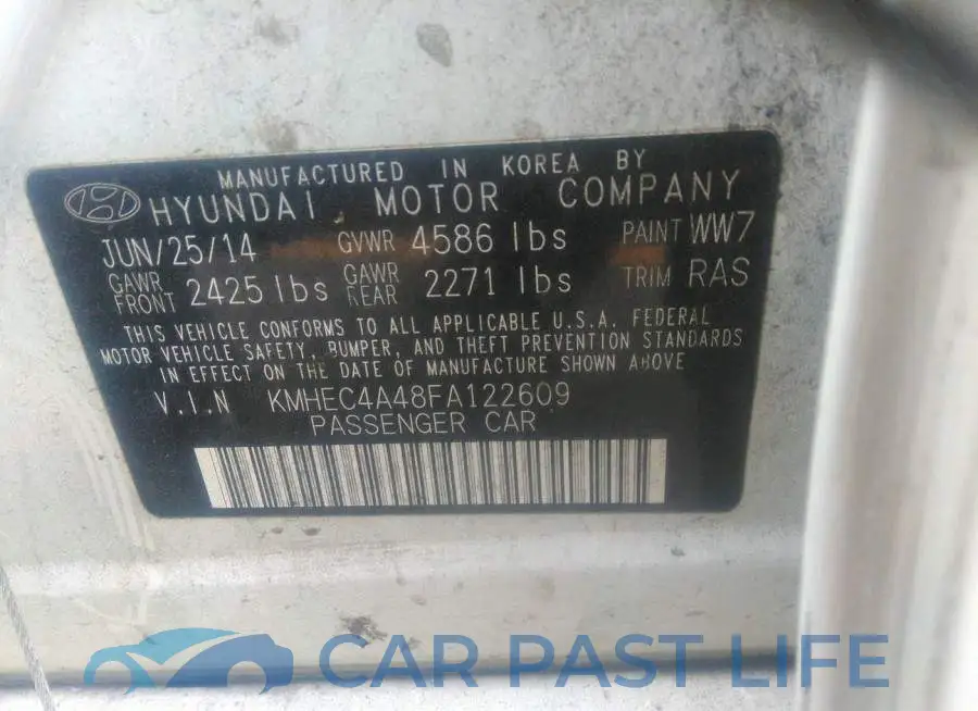 KMHEC4A48FA122609# 9