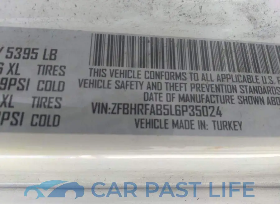 ZFBHRFAB5L6P35024# 9