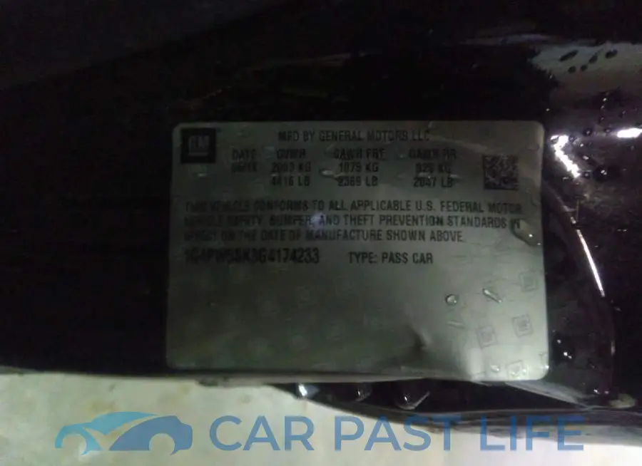 1G4PW5SK3G4174233# 9