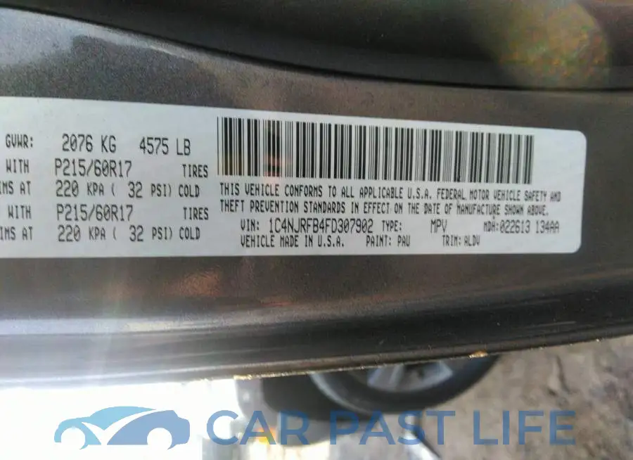1C4NJRFB4FD307902# 9