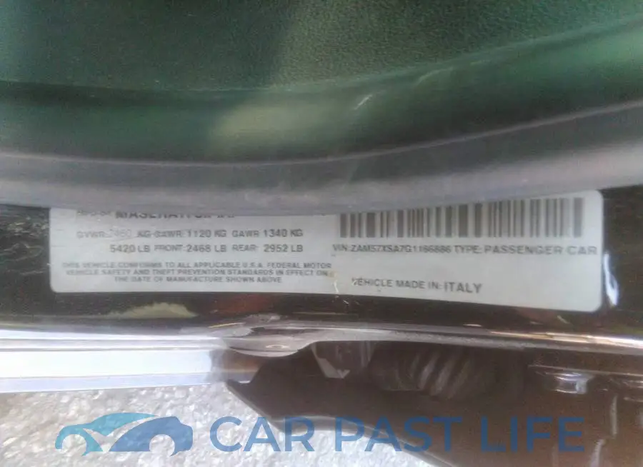 ZAM57XSA7G1166886# 9
