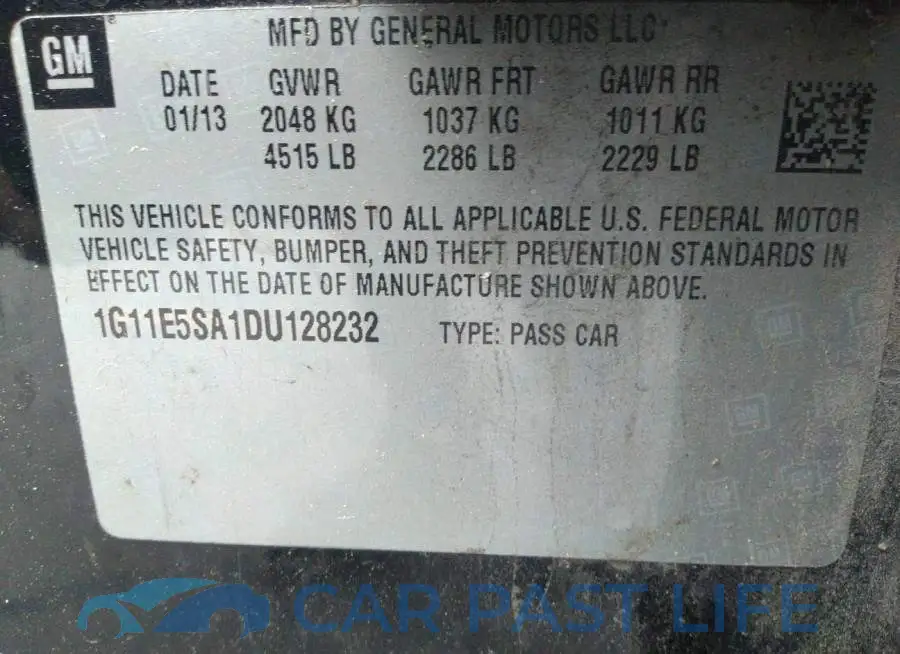 1G11E5SA1DU128232# 9