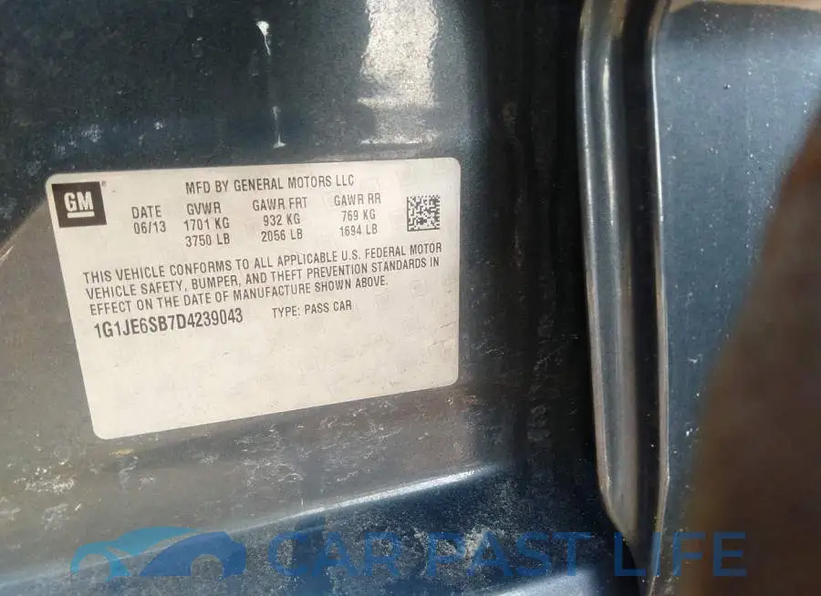 1G1JE6SB7D4239043# 9