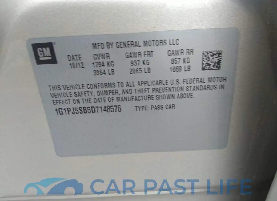1G1PJ5SB5D7148576# 9