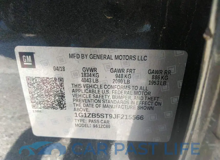 1G1ZB5ST9JF215566# 9