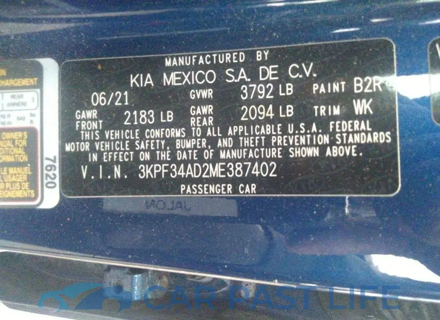 3KPF34AD2ME387402# 9