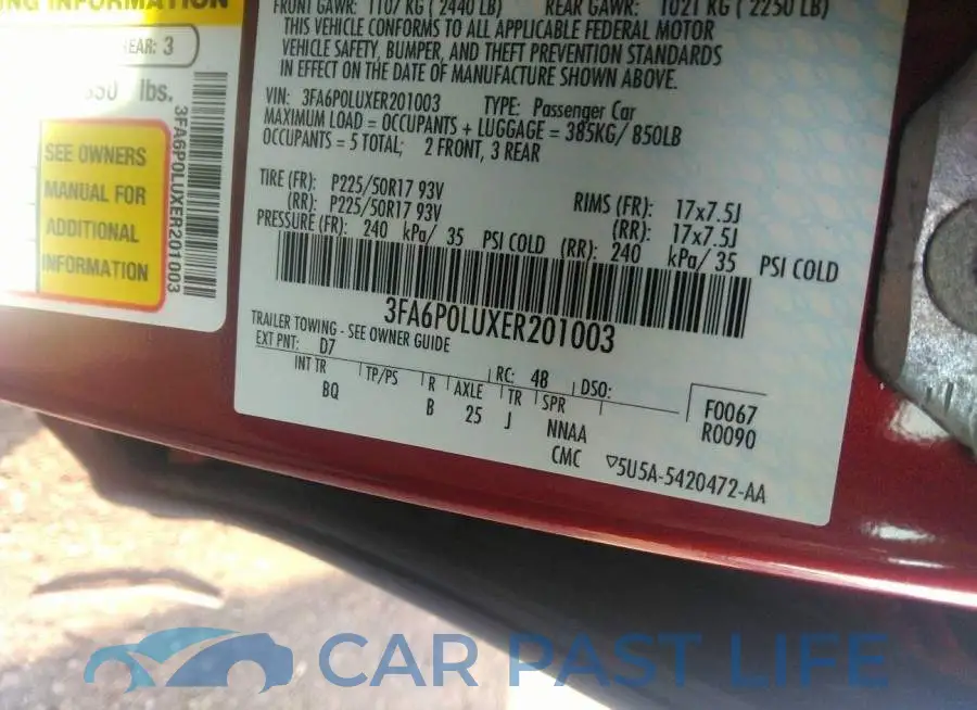3FA6P0LUXER201003# 9