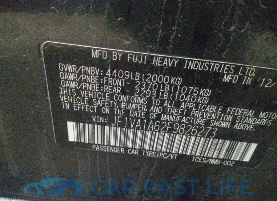JF1VA1A62F9826273# 9