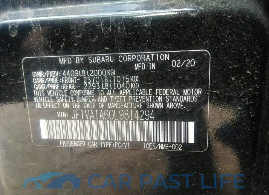 JF1VA1A60L9814294# 9