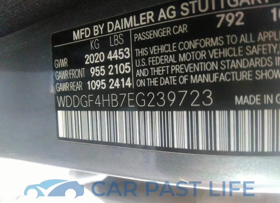 WDDGF4HB7EG239723# 9
