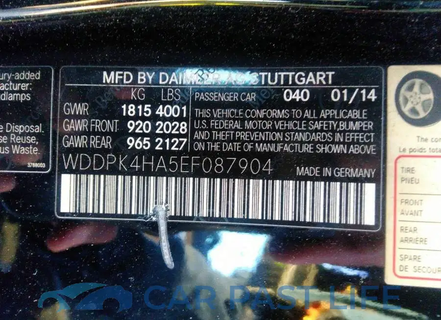 WDDPK4HA5EF087904# 9