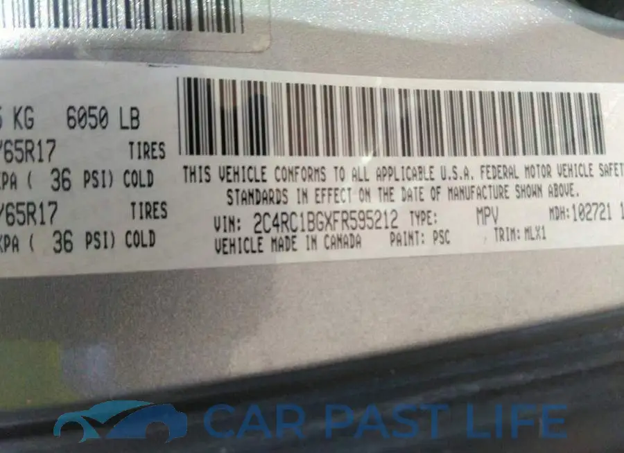 2C4RC1BGXFR595212# 9