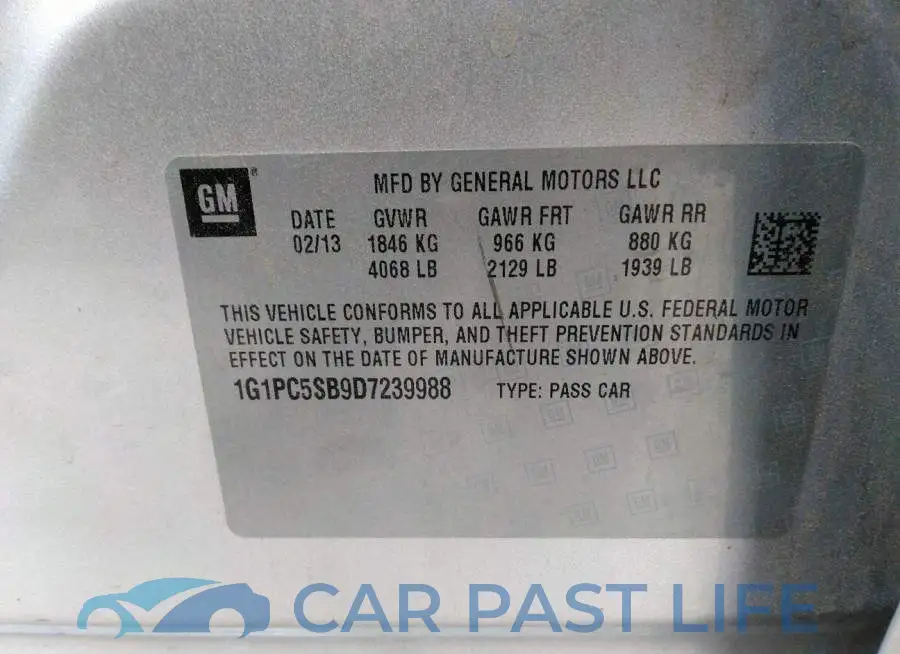 1G1PC5SB9D7239988# 9