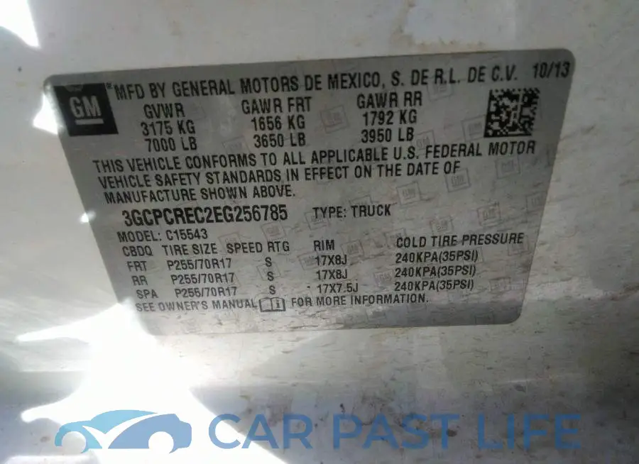 3GCPCREC2EG256785# 9
