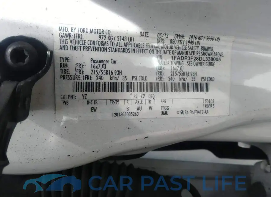 1FADP3F28DL338005# 9
