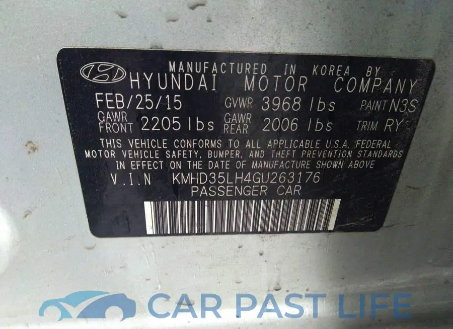 KMHD35LH4GU263176# 9