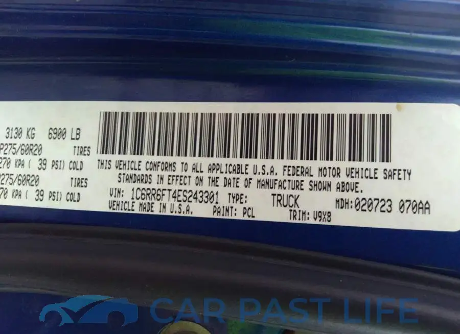 1C6RR6FT4ES243301# 9