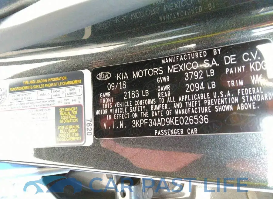 3KPF34AD9KE026536# 9