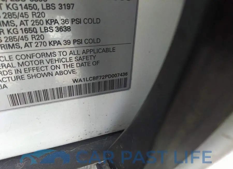 WA1LCBF72PD007436# 9