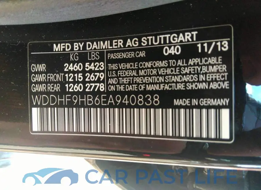 WDDHF9HB6EA940838# 9