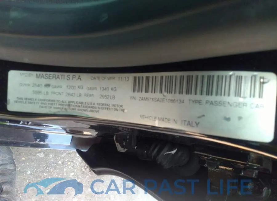 ZAM57XSA2E1086134# 9
