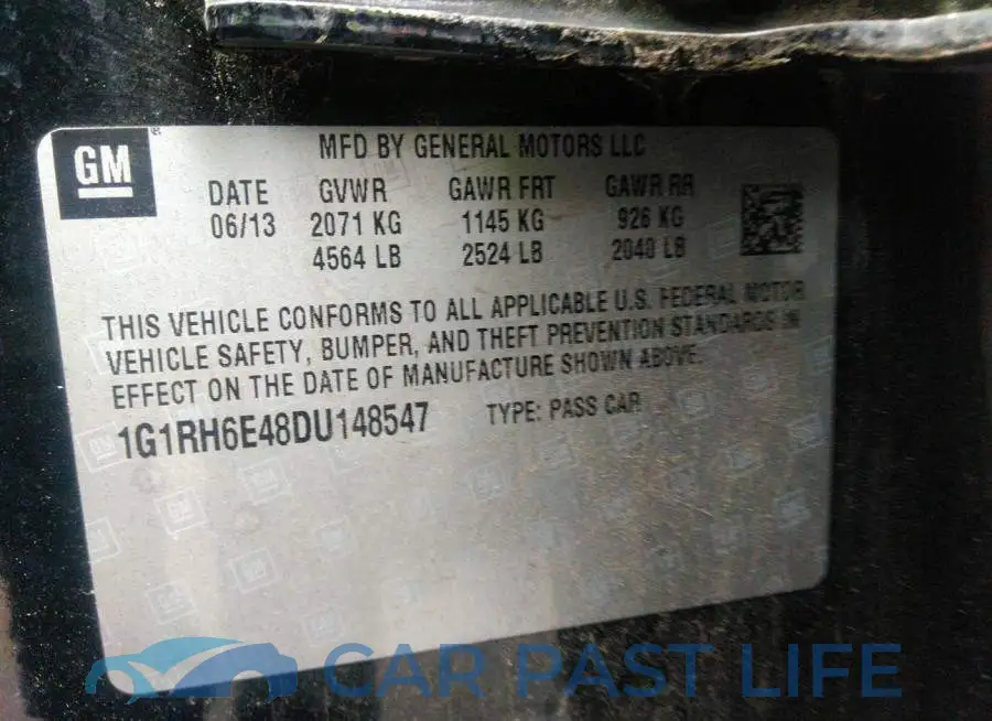 1G1RH6E48DU148547# 9