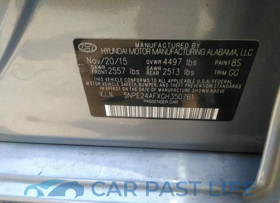 5NPE24AFXGH350761# 9