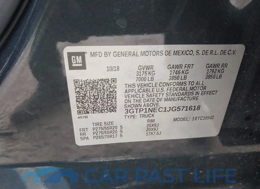 3GTP1NEC1JG571618# 9