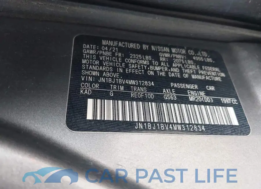 JN1BJ1BV4MW312834# 9